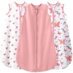 Yoofoss Baby Sleep Sack 6-12 Months Baby Wearable Blanket 100% Organic Cotton 2-Way Zipper TOG 0.5 Toddler Sleeping Sack, Lightweight Sleep Sacks for Babies(Medium)