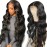 Yamikk 13x5 Body Wave Lace Front Wigs Human Hair Pre Plucked Small Knots with Baby Hair 180 Density 28 inch HD Full Frontal Glueless Human Hair Wigs For Women
