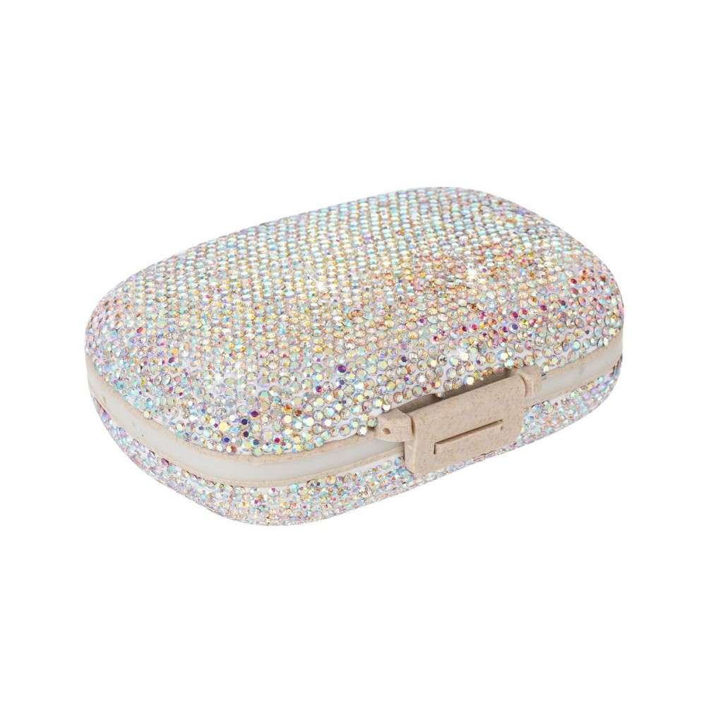 EveryBling Daily Vitamin Organizer,Portable Pill Case Travel,Medicine Pill Boxes Containers Bottle,Small Pill Holder Carrier for Purse,Cute Medication Dispenser Aids(Colorful)