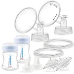 Maymom Pump Parts 17mm Flange Compatible with Spectra S2 S1 Replacement Pump Parts Not Original Spectra Duckbill Valves Tubes Bottles Backflow Protectors S2 Accessories