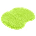 Shower Foot Scrubber Mat Back Washer Back Exfoliating Bath Wash Pad Wall Mounted Slip Suction Cups Foot Scrubber for Use in Shower Cups Foot Cleaner for Men and Women