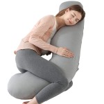 BATTOP Pregnancy Pillows for Sleeping,Maternity Pillow with Cooling Cover,Support for Belly,HIPS, Legs,Pregnancy Must Haves,Side Sleeper Body Pillow