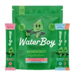 Waterboy Workout Hydration | 2,960mg Sugar Free Electrolyte Powder Packets | L-Glutamine + Vitamins | No Sugar, All Natural, Gluten Free (Variety)