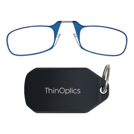 ThinOptics Keychain Case Rectangular Reading Glasses