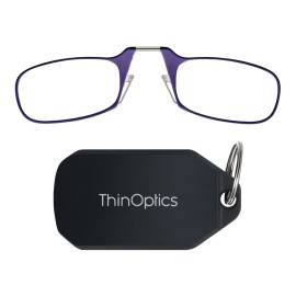 ThinOptics Keychain Case Rectangular Reading Glasses