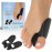 Promifun Bunion Cushion Protector, 10 Packs of Bunion Corrector Pads with Separator for Big Toe, Gel Shield for Foot Pain Relief, Calluses, Corns - Black