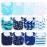 Benoxine Baby Bibs Super Soft and Absorbent Organic Cotton Baby Bandana Drool Bibs Set for Boys Girls Newborn Unisex 3-36 Months 12 Pcs