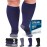 Doctor\'s Select 3 Pairs Plus Size Compression Socks Wide Calf - Up to 6XL | 20-30 mmHg Compression Socks for Women Wide Calf Soreness Support | Black, Gray, Navy