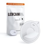 Lexcam Adhesive Freestyle Libre 3 Only Sensor Covers - Pack of 20 Patches, Waterproof, Transparent Cover w/Hole in Middle for Continuous Glucose Monitoring Device, Sensor is NOT Included