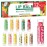 DMSKY 12 Pack Lip Balm, Natural Lip Balm Bulk with Vitamin E and Coconut Oil, Moisturizing Lip Balm for Dry Cracked Lips, Lip Balm for Stocking Stuffers - 12 Flavors
