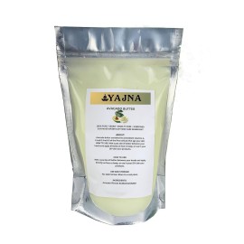 Yajna Organic Raw Avocado Butter 100% Pure,Natural & Unrefined| Skin Moisturizer For Face, Body & Hair| 8 OZ/230 GM Ivory/White Grade A | DIY Creams, Balms, Lotions, Soaps| Softens Dry & Tough Skin