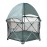 Baby Delight Go with Me Eclipse Deluxe Portable Playard | Playpen | Sun Canopy | Indoor and Outdoor | Ultra Padded Nylon Floor | Green Garden