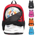 Hsmihair Youth Soccer Bag-Soccer Backpack&Backpack for Football Basketball,with Ball Compartment Separate Cleat Package