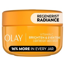 Olay Regenerist Radiance Vitamin C Face Moisturizer: Bright & Even Lightweight Cream for Women - Brightens, Hydrates, Evens Tone + Texture for Glowing Skin - 2 Oz