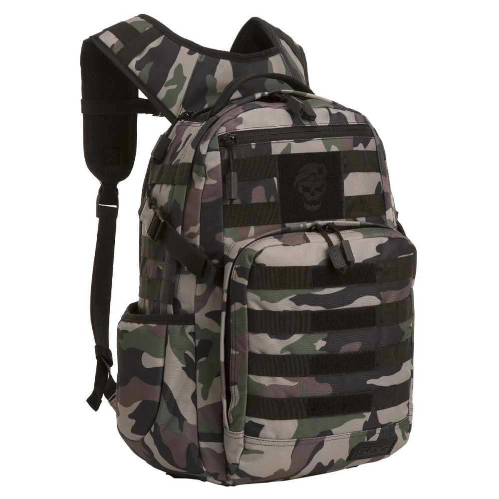 SOG Specialty Knives & Tools Ninja Tactical Daypack Backpack, Woodland Camo, One Size