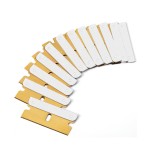 Bates Choise - Single Edge Razor Blades, 50 Pack, Gold