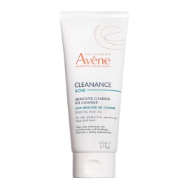 Avne Cleanance ACNE Clearing Gel, acne cleanser for sensitive skin with Salicylic Acid, deep cleanses & prevents acne on face & body 6.76 Fl Oz