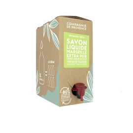 Compagnie de Provence Savon de Marseille Extra Pure Liquid Soap, Verbena, 101.4 Fl Oz Eco Refill