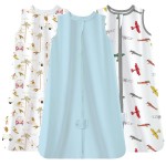 TotAha Sleep Sack infant 3-6 months 3 Pack, Breathable Sleep Bag for Baby Girl Boy, Wearable Blanket with 2-way Safe Zipper, 0.5 TOG