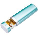 Betife Travel Pill Organizer Weekly 7 Day, Compact Daily Pill Box, Portable Medicine Case, Cute Pill Holder for Vitamins Supplements, Drawer-Shaped Pills Organizer (Green)