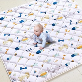 Premium Foam Baby Play Mat 79 X 55, Extra Large Soft Thicker Activity Playmats for Babies, Toddlers, Infants, Play & Tummy Time, Foldable & Machine Washable Baby Mat for Floor