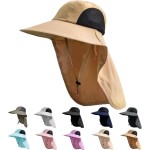 Sun Hat for Men Women with Neck Flap,UPF 50+ UV Protective Hiking Fishing Hats,Wide Brim Sun Hat for Women&Men 