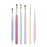 FULINJOY 6 PCS Nail Art Brushes Set, Nail Painting Brushes Nail Art Liner Brushes and Nail Art Dotting Pens, H - 6PCS