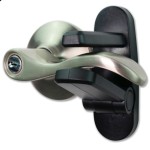 Door Lever Lock (2 Pack) Prevents Toddlers from Opening Doors. 3.25 L * 1.5 W * 4.5 H Easy One Hand Operation for Adults. Durable ABS with 3M Adhesive Backing. Simple Install, Black