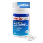 Timely Acid Reducer Famotidine 20mg - Anatcid Acid Reflux Medicine for Heartburn Relief and Acid Indigestion Symptoms - 200 Tablets