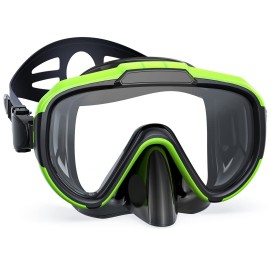 Norabidea Swim Goggles Adult Kids, Anti Fog Swimming Goggles with Nose Cover ,No Leaking Clear Snorkel Dive Mask 180 Wide View Men Women Youth Boys Girls