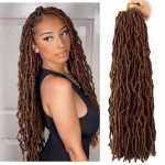 7 Packs Soft Locs 24 Inch Crochet Hair Pre Looped Curly Wavy Faux Locs Crochet Braids for Natural Butterfly Locs Crochet Hair for Black Women (24 inch(pack of 7), 30)
