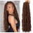 7 Packs Soft Locs 24 Inch Crochet Hair Pre Looped Curly Wavy Faux Locs Crochet Braids for Natural Butterfly Locs Crochet Hair for Black Women (24 inch(pack of 7), 30)