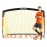 Happy Jump Soccer Goal Soccer Net for Kids Backyard 5x3.6 FT, 1 Pack