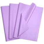 Bobobag 100 Sheets 20X14 Gift Wrapping Tissue Paper Bulk for Gift Bags,Weddings Birthday Showers Arts Craft Party Favor Decoration (Lavender Purple)