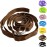Stretching Strap Yoga Strap with Loops, Stretch Straps for Physical Therapy, Non-Elastic Exercise Strap for Pilates, Dance and Gymnastics with Workout Guide (Brown)