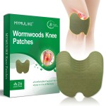 MYMULIKE Knee Patches, 26PCS Extra Strength Warming Herbal Plaster for Bone on Bone, Wormwood Extract Sticker 8-Hour Heat Patches of Joint for Knee, Back, Neck, Shoulder