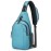 G4Free Sling Bag RFID Blocking Sling Backpack Crossbody Chest Bag Daypack for Hiking Travel(Sky Blue)