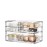 ZHIAI Stackable Storage Drawers, Acrylic Bathroom Counter Organizer Clear Makeup Organizers for Vanity, Kitchen Cabinets, Bathroom, Undersink, Home Organization and Storage (5 Drawers, Pattern C)