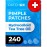 PatchRx Pimple Patches for Face (240 Patches), Hydrocolloid Acne Patches with Tea Tree Oil, Pimple Stickers - Acne Pimple Patches For Face - Zit Patches
