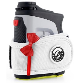 Stripebird - 2.0 Slim Golf Magnetic Rangefinder Strap (White - Form Fitting & No Buckle Strap) - Golf Range Finder Magnetic Strap - Range Finder Golf Magnetic