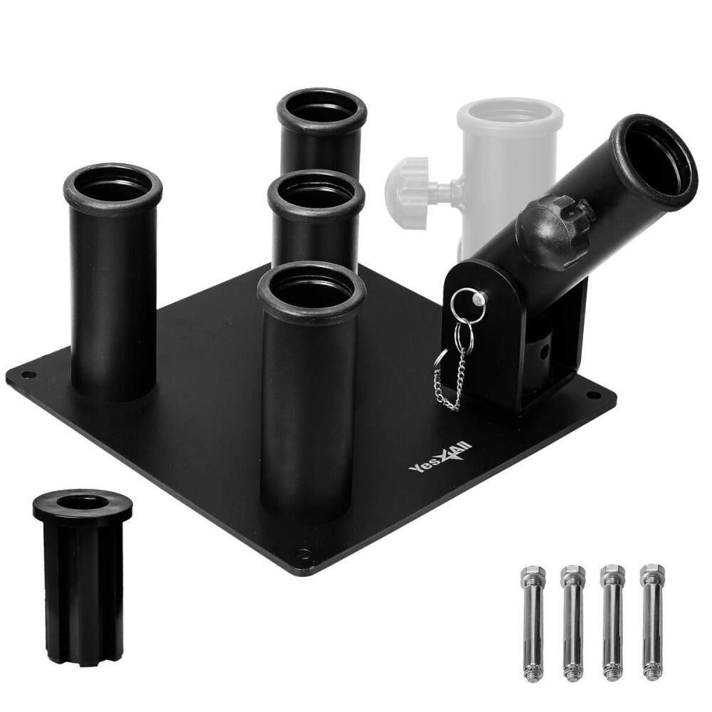 Yes4All 2in1 T-Bar Row Platform Multifunction with 1inch & 2 inch (5 Bars) and 1-Inch Adapter, Barbell Holder with Landmine Attachment