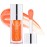 Fovcos Hydrating Lip Glow Oil, Moisturizing Lip Glow Oil, Lip Plumper Gloss, Transparent Lip Gloss, Lip Oil, Plumping Lip Oil, Lip Balm, Tinted Lip Balm Lip Care (Coral)