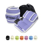 Adjustable Ankle Weights for Women Men and Kids | 1 Pair 5 10 15 18 20 Lbs Leg Wrist Ankle Weight Straps for Yoga, Walking, Running, Aerobics, Gym, Dance, Pilates, Cardio