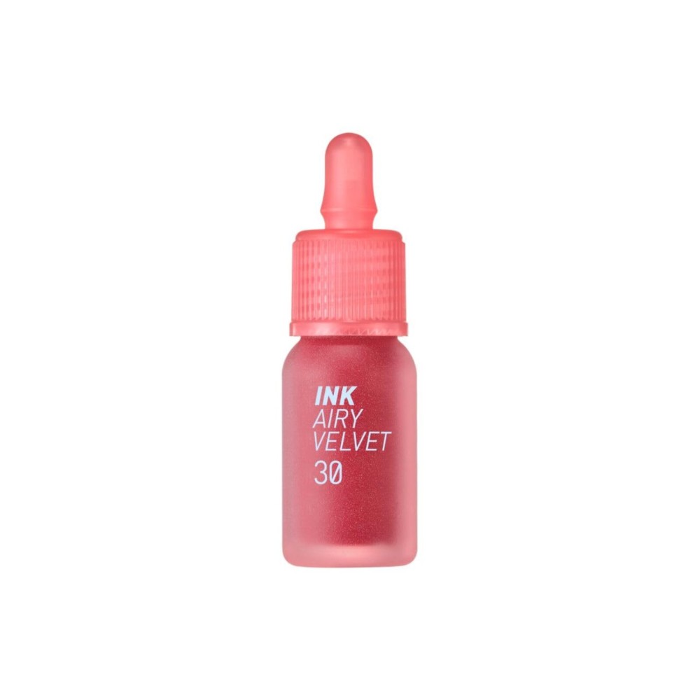Peripera Ink Airy Velvet Lip Tint | High-Pigmentation, Lightweight, Soft, Moisturizing, Not Animal Tested (030 WAKE UP CHERRY (NEW))