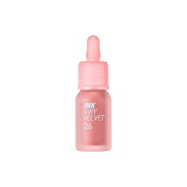 Peripera Ink Airy Velvet Lip Tint | High-Pigmentation, Lightweight, Soft, Moisturizing (026 APRICO PEACH)
