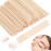 JANYUN Hair Removal 200 Pcs Eyebrow Wax Sticks, Wooden Waxing Spatulas for Small Detailed Areas, Orange Wood Nail Sticks