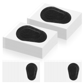 Panitay 40 Pcs Adhesive Eye Patches for Adults Disposable Breathable Medical Eye Patch for Amblyopia Lazy Latex Free Adhesive Bandages for Men(3 x 2 Inch,Black)