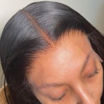 BEEOS 13x6 Full Frontal SKINLIKE Real HD Lace Wig, 180% Density 0.10mm Ultra-thin HD Lace Vivid Clean Pre Plucked Hairline Bleached Knots Straight Human Hair Wig 18 Inch