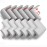 12-Pack Corner Protectors Baby Proof, Furniture Corner and Edge Safety Bumpers, Soft Rubber Foam Cushion Covers, 3M Taped Corner Guards, Baby Child Proofing Pads, Table Corner Protectors, Gray