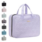 Everfun Hanging Travel Toiletry Bag Christmas Gifts for Women Traveling With Leakproof Compartment Makeup Cosmetic Organizer Dopp Kit Travel Accessories Essentials Must Have